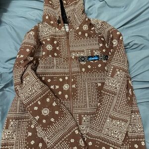 Kavu Brown Patterned Hoodie